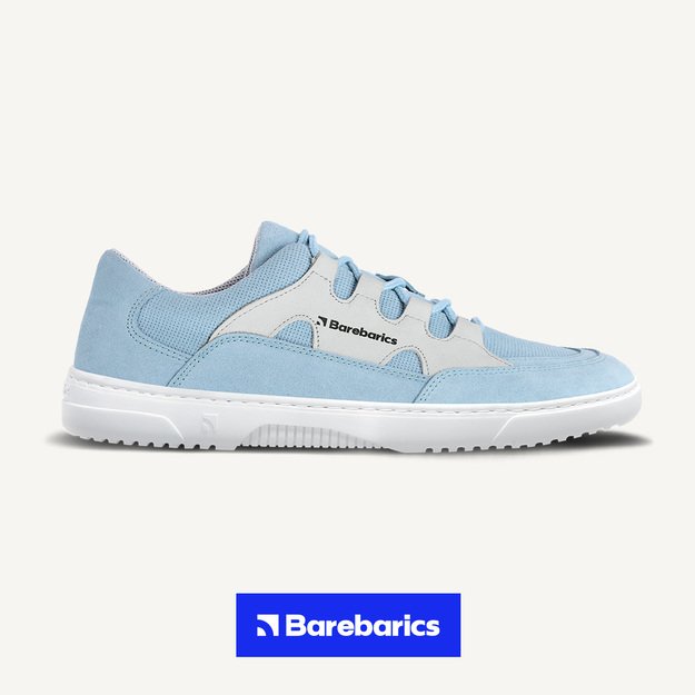 Barefoot Sneakers Barebarics Evo - Light Blue & White