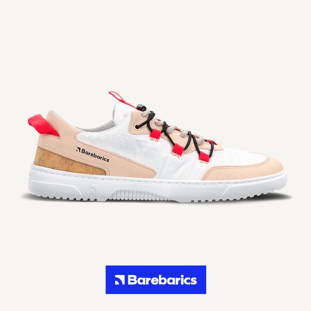 Barefoot Sneakers Barebarics - Revive - Beige & White