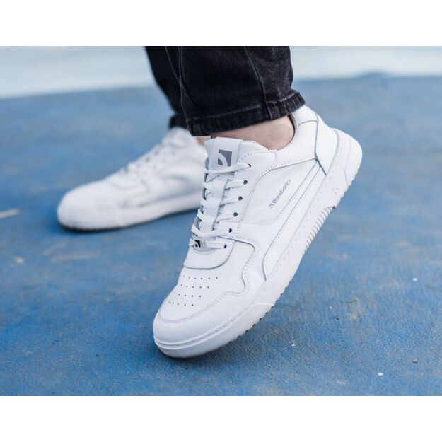 Barefoot Sneakers Barebarics Zing - All White - Leather