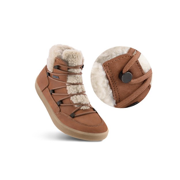 Winter Barefoot Boots Be Lenka Bliss - Brown