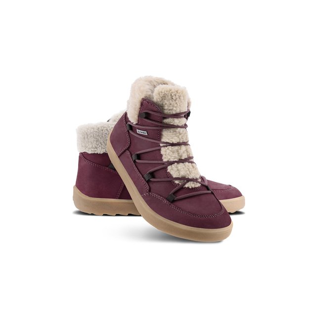 Winter Barefoot Boots Be Lenka Bliss - Burgundy Red (Sandėlio prekė)