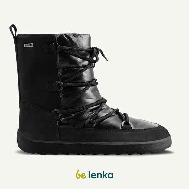 Winter Barefoot Boots Be Lenka Snowfox Woman - Black