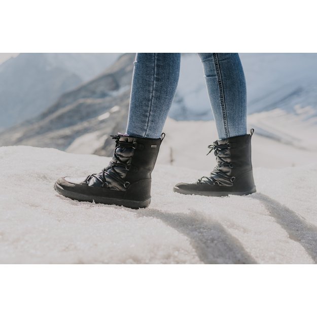 Winter Barefoot Boots Be Lenka Snowfox Woman - Black