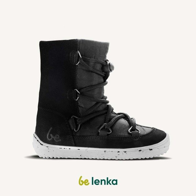 Winter Kids Barefoot Be Lenka Snowfox Kids 2.0 - Black (Sandėlio prekė)