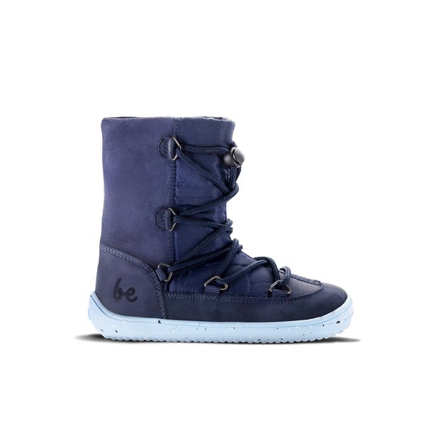 Winter Kids Barefoot Be Lenka Snowfox Kids 2.0 - Dark & Light Blue