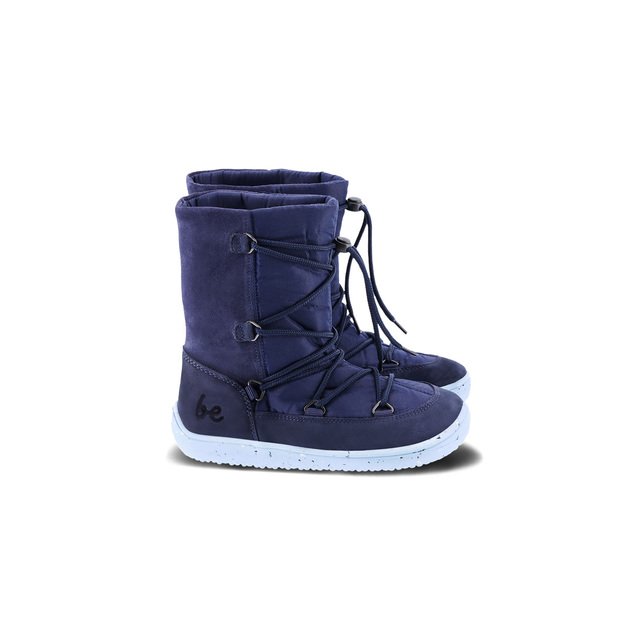 Winter Kids Barefoot Be Lenka Snowfox Kids 2.0 - Dark & Light Blue