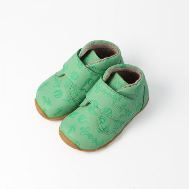 Vaikiški Barefoot batai bLIFESTYLE babyRACCOON žalia (Sandėlio prekė)