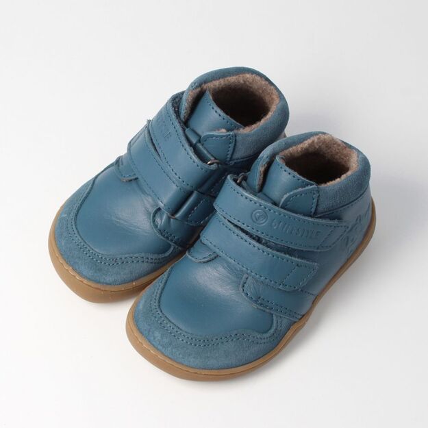 Vaikiški Barefoot batai bLIFESTYLE RACCOON mėlyni - šilti (Sandėlio prekė)