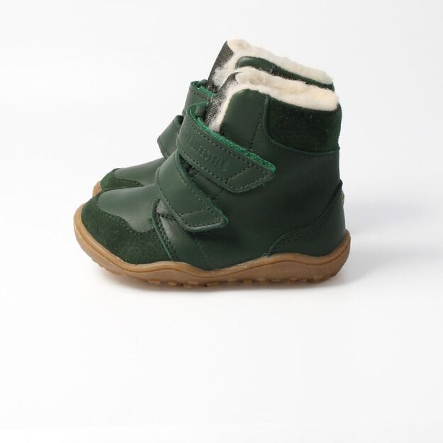 Vaikiški žieminiai Barefoot batai bLIFESTYLE GIBBON tamsiai žalia (Sandėlio prekė)