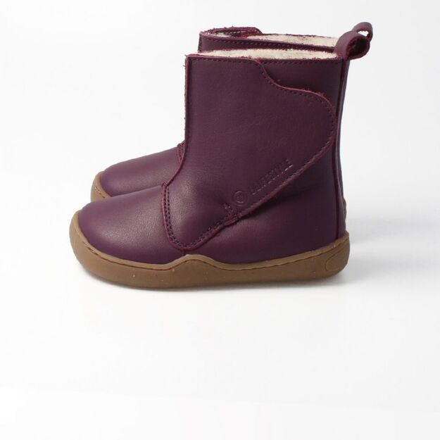 Vaikiški žieminiai Barefoot batai bLIFESTYLE INDRI bordo (Sandėlio prekė)