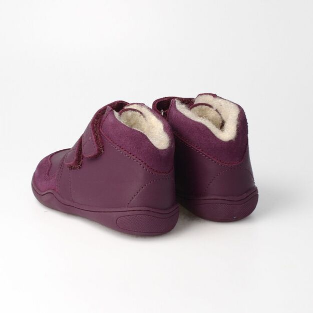 Vaikiški rudeniniai Barefoot batai bLIFESTYLE SNOW LEOPARD slyvinė (Sandėlio prekė)