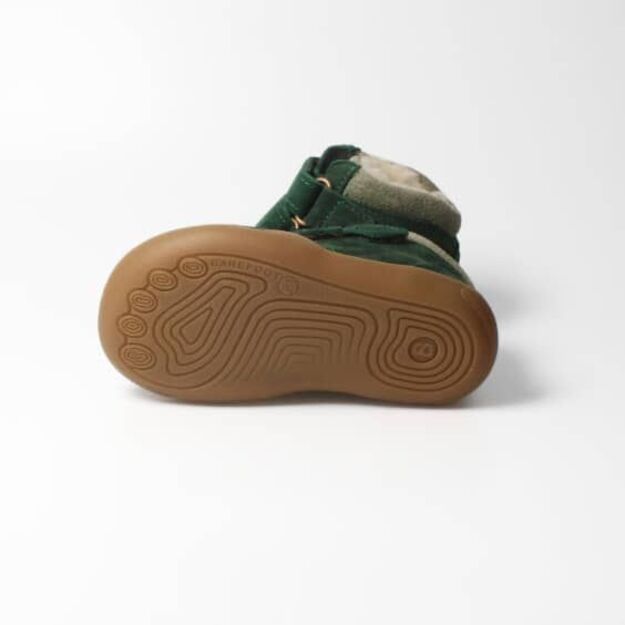 Vaikiški rudeniniai Barefoot batai bLIFESTYLE SNOW LEOPARD žalia (Sandėlio prekė)