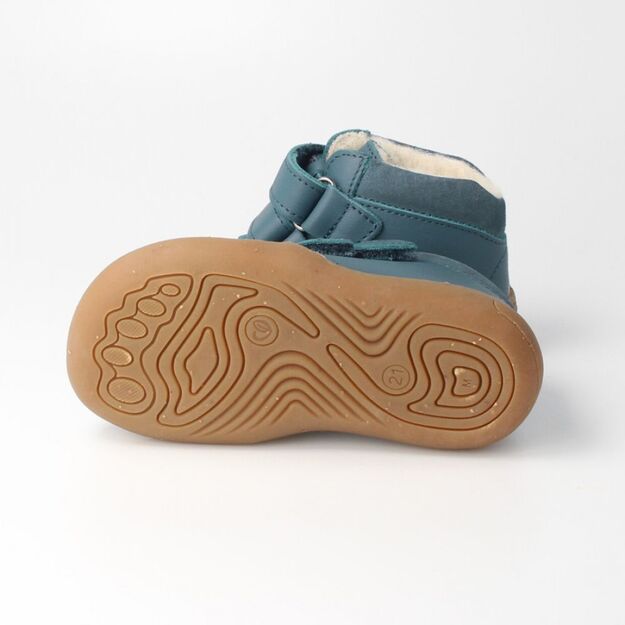 Vaikiški rudeniniai Barefoot batai bLIFESTYLE SNOW LEOPARD žydra (Sandėlio prekė)